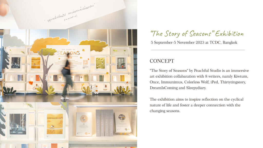 The Story of Season Exhibition is an exhibition at TCDC, Bangkok, Thailand.